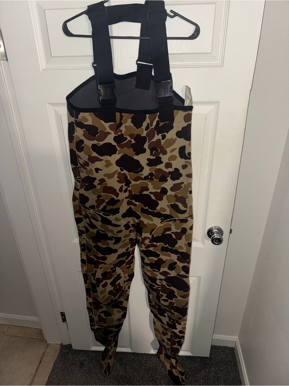 Browning Camo Chest Waders Mens Size Large Hunting Fishing Waterproof Rare